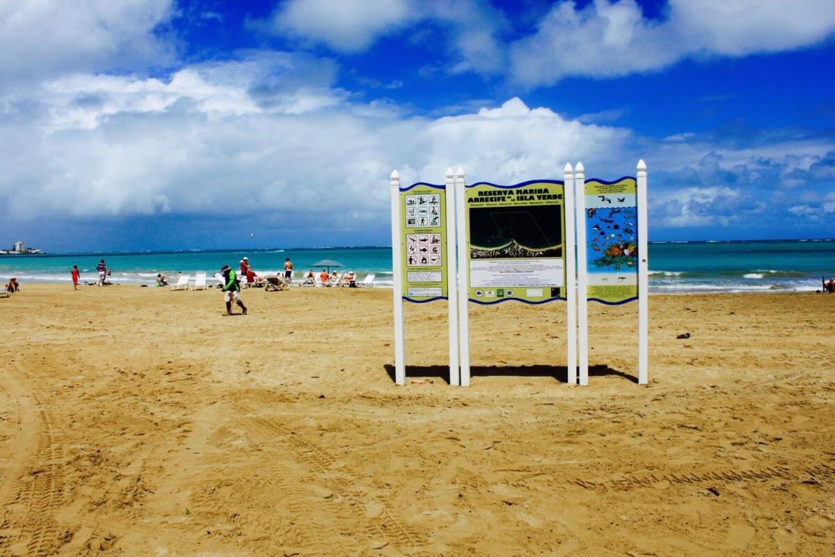 2Br Gem Ocean Front Building Isla Verde Beach Сан-Хуан Екстер'єр фото